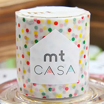 日本mtCASA寬版和紙膠帶(法式圓點)(50mmx10m)