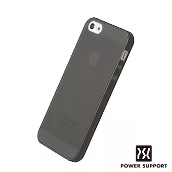 Power Support iPhone5 Silicon Jacket 矽膠保護套透明黑