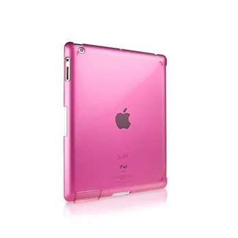 Intuitive Cube 全新色彩、全新製程、日本原料 Z-Case 霧面保護殼 Compatible with iPad 2/3/4霧透紅