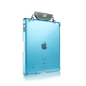 Intuitive Cube 全新色彩、全新製程、日本原料 XZ-Case 霧面保護殼 Compatible with iPad 2/3/4霧透藍
