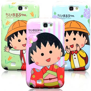 OneMagic Samsung Note2 小丸子 TPU閃粉保護殼-同學會綠