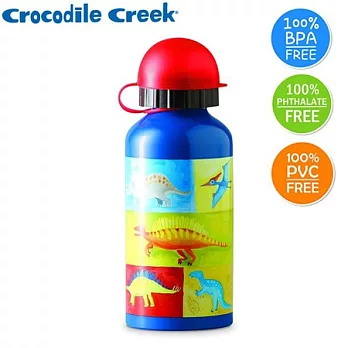 【美國Crocodile Creek】環保兒童不鏽鋼水瓶(恐龍世界)恐龍世界