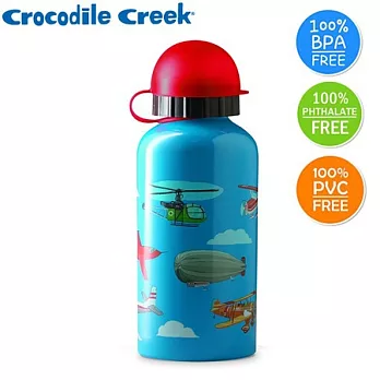 【美國Crocodile Creek】環保兒童不鏽鋼水瓶(飛行工具)飛行工具