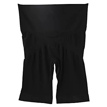 [MUJI 無印良品]女尼龍調整三分褲S黑色