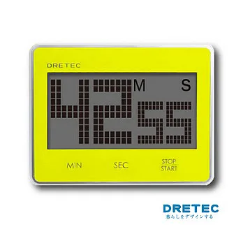 【日本DRETEC】LCD 滾動式數位計時器-綠色