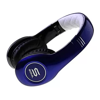 SOUL by Ludacris 高清專業型SL150 設計款手機麥克風 耳罩式耳機(藍色)