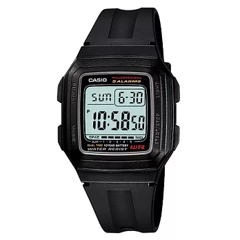 CASIO卡西歐電子運動錶公司貨 F-201WA-1A