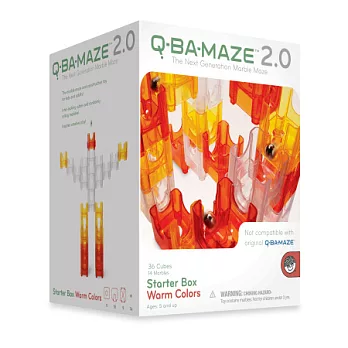 Q-BA-MAZE WARM 滾球迷宮積木(暖色系)