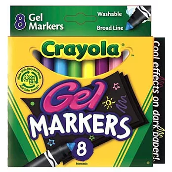 【美國Crayola】12色果凍膠彩色筆