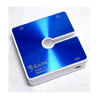 aim AS303 iPair 攜帶式耳機擴大機(雙埠輸出)藍色