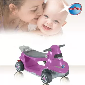 「英國 smarTrike 史崔克」AIO  2合1多機能滑踏車貴族紫