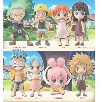 航海王 日版金證 Q版世界人物WCF景品 第27彈 - 全套八款 (8入一組)