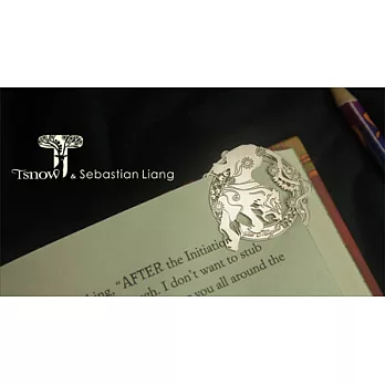 Natural bless幸福原味系列書籤 - 白虎 (銀色)