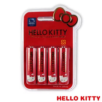 HELLO KITTY低自放鎳氫充電電池(4只裝)