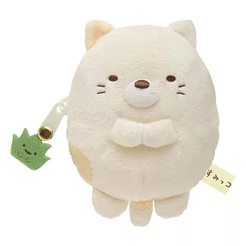 San-X 角落公仔系列毛絨公仔零錢包。羞羞貓