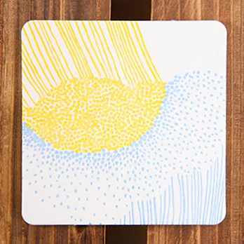 倉敷意匠-凸版印刷杯墊(太陽與細雨)