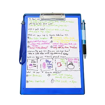 【ABEL】便利袋板夾(藍色)