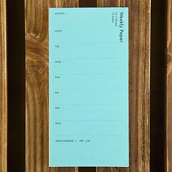 倉敷意匠-一週事項提醒便條紙