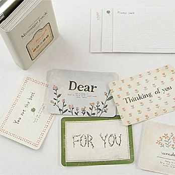 小卡信封鐵盒組-05 Message