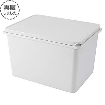 [MUJI 無印良品]密閉箱/L/淺灰