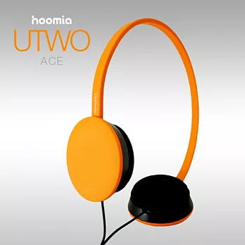 hoomia U2 Ace -多彩生活頭戴式立體聲耳機Paris-Orange