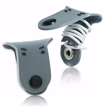 鈕扣型小狗捲線器-灰色灰色