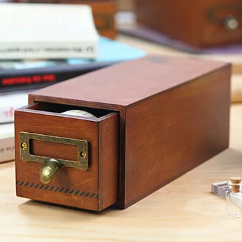 MARK’S 木製抽屜式紙膠帶收納盒(BK)