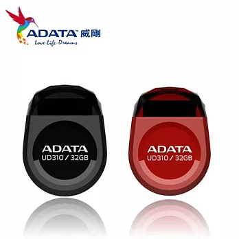 ADATA 威剛 DashDrive Durable UD310 迷你寶石碟【32G】黑寶石