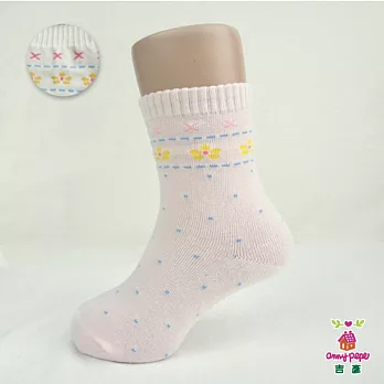 【anny pepe】兒童小花點點短襪23粉