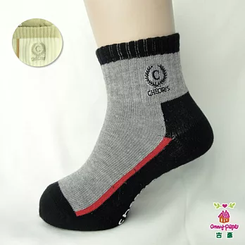 【anny pepe】兒童LOGO短襪19灰/深灰