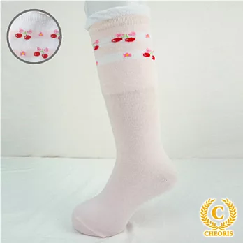 【anny pepe】兒童可愛櫻桃長襪19粉