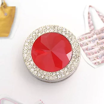 [Lady c.c.]雙排鑽聚光之星炫彩包包掛勾(紅)