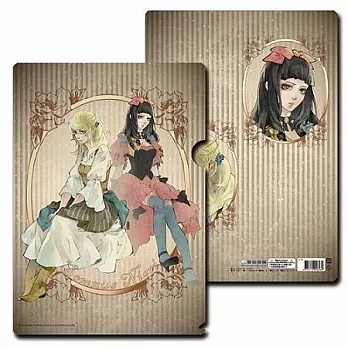 柳宮燐-L型夾-復古玫瑰