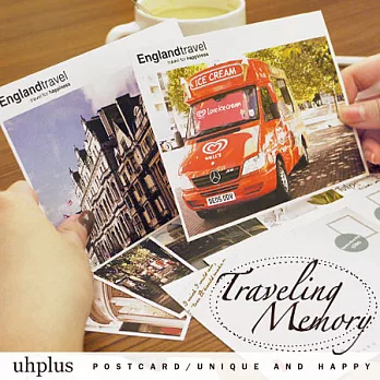 uhplus Traveling Memory旅人記憶．輕旅行明信片．英格蘭沿途(A)