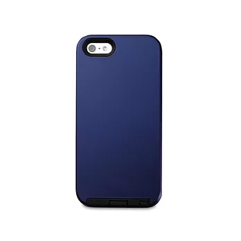 iPhone 5雙重抗撞保護殼-藍色