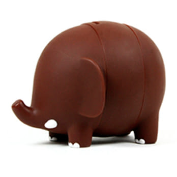 Lucky Bank 開薪小象 Jumbo咖啡色
