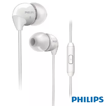PHILIPS SHE3595/WT炫麗內耳式耳機麥克風(白色)