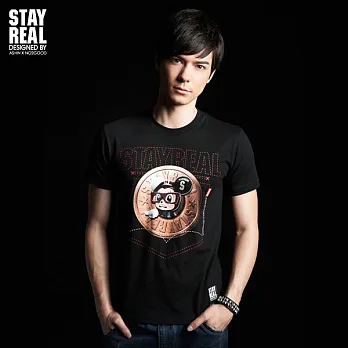 STAYREAL Denim Mouse T 2.0 丹寧小鼠T2.0 - 黑標潮流版XL黑色