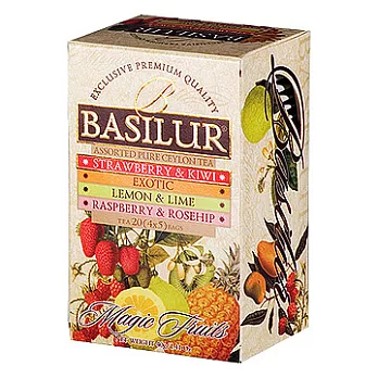 《Basilur》錫蘭花果茶包(綜合口味) 20入