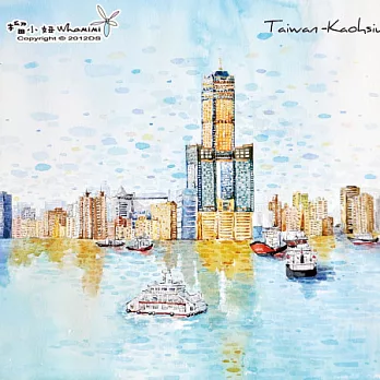 榴小妞台灣景點明信片-高雄14(E021314)