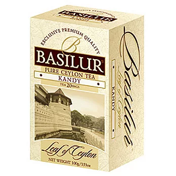 《Basilur》坎迪特選錫蘭紅茶包 20入