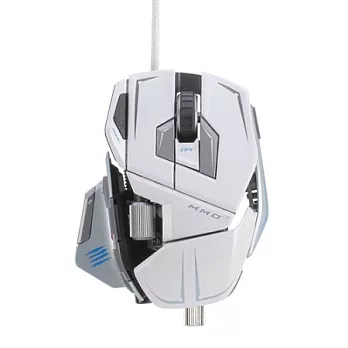 Mad Catz Cyborg M.M.O. 7 雪白版雙眼雷射鼠