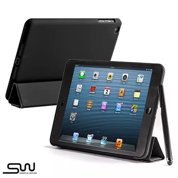 SIMPLE WEAR iPad mini Cover-Mate+ 專用硬殼保護套 - 消光黑