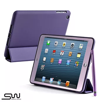 SIMPLE WEAR iPad mini Cover-Mate+ 專用硬殼保護套 - 羅蘭紫