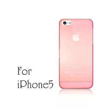 iPhone5/5S專用極薄輕量彩色保護殼(櫻花粉)