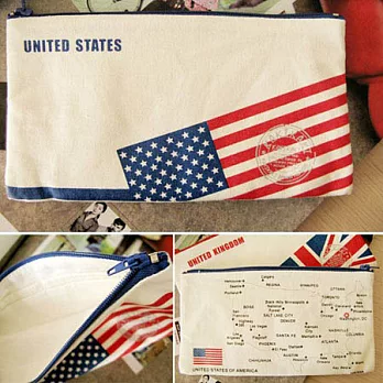 《Kakikaki》美國 國旗收納袋