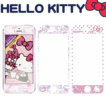 Hello Kitty日版iPhone5抗衝擊 螢幕保護貼粉嫩愛心(iP5-AS1KT)