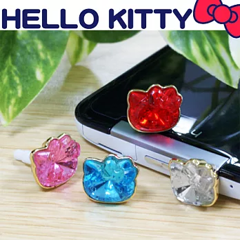 Hello Kitty日版 皇家晶鑽耳機塞晶亮白(D192-CL)