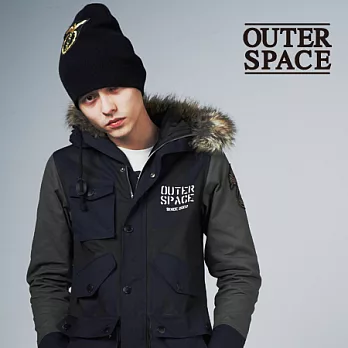OUTERSPACE 英國旗末日拼接M65M藍綠