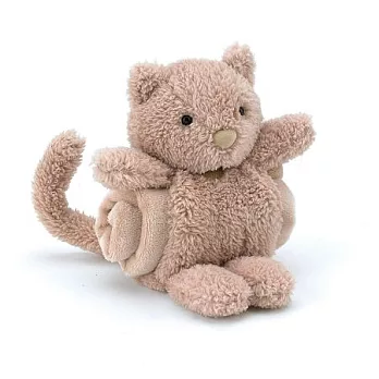 【英國 JELLYCAT】珍藏 Nugget Kitten 貓咪安撫巾